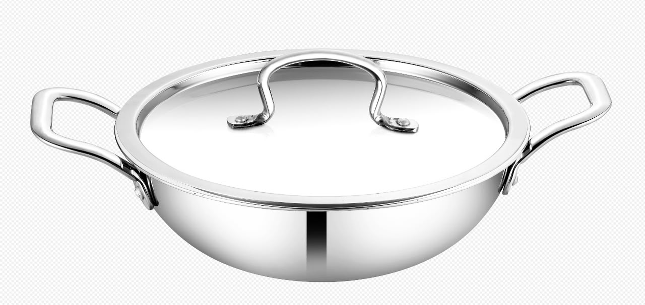 MERUWARE Triply Steel Kadhai